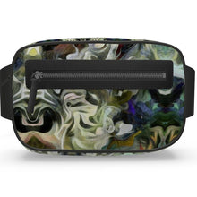 Lade das Bild in den Galerie-Viewer, Abstract Fluid Lines of Movement Muted Tones High Fashion Belt Bag by The Photo Access