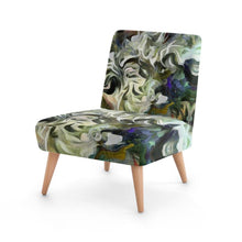 Load image into Gallery viewer, Abstract Fluid Lines of Movement Muted Tones High Fashion Occasional Chair by The Photo Access