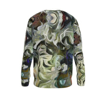 Load image into Gallery viewer, Abstract Fluid Lines of Movement Muted Tones High Fashion Sweatshirt by The Photo Access