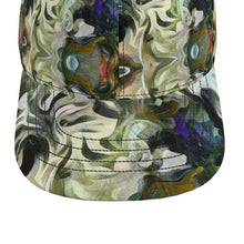 Load image into Gallery viewer, Abstract Fluid Lines of Movement Muted Tones High Fashion Baseball Cap by The Photo Access