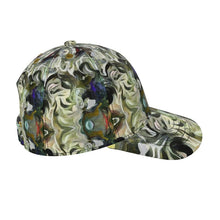 Load image into Gallery viewer, Abstract Fluid Lines of Movement Muted Tones High Fashion Baseball Cap by The Photo Access