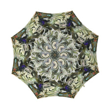 Загрузить изображение в средство просмотра галереи, Abstract Fluid Lines of Movement Muted Tones High Fashion Umbrella by The Photo Access