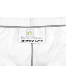 Загрузить изображение в средство просмотра галереи, Abstract Fluid Lines of Movement Muted Tones High Fashion Ladies Silk Pajama Shorts by The Photo Access