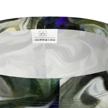 Load image into Gallery viewer, Abstract Fluid Lines of Movement Muted Tones High Fashion Custom Leggings by The Photo Access