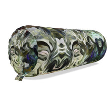 गैलरी व्यूवर में इमेज लोड करें, Abstract Fluid Lines of Movement Muted Tones High Fashion Luxury Big Bolster Cushion by The Photo Access