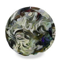 गैलरी व्यूवर में इमेज लोड करें, Abstract Fluid Lines of Movement Muted Tones High Fashion Luxury Big Bolster Cushion by The Photo Access