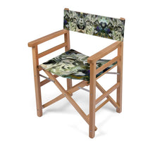 Load image into Gallery viewer, Abstract Fluid Lines of Movement Muted Tones Directors Chair by The Photo Access