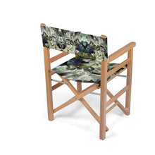 Load image into Gallery viewer, Abstract Fluid Lines of Movement Muted Tones Directors Chair by The Photo Access