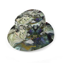 将图片加载到图库查看器,Abstract Fluid Lines of Movement Muted Tones High Fashion Bucket Hat by The Photo Access
