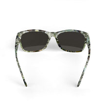 将图片加载到图库查看器,Abstract Fluid Lines of Movement Muted Tones High Fashion Sunglasses by The Photo Access