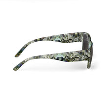 将图片加载到图库查看器,Abstract Fluid Lines of Movement Muted Tones High Fashion Sunglasses by The Photo Access