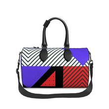 Load image into Gallery viewer, Neo Memphis Patches Stickers Duffle Bag by The Photo Access
