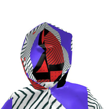 将图片加载到图库查看器,Neo Memphis Patches Stickers Womens Hooded Rain Mac by The Photo Access