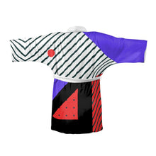 Load image into Gallery viewer, Neo Memphis Patches Stickers Kimono by The Photo Access