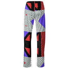 Load image into Gallery viewer, Neo Memphis Patches Stickers Womens Trousers by The Photo Access
