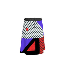 Load image into Gallery viewer, Neo Memphis Patches Stickers Skirt by The Photo Access