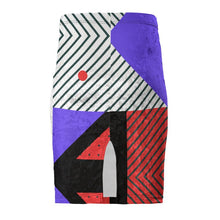Load image into Gallery viewer, Neo Memphis Patches Stickers Pencil Skirt by The Photo Access