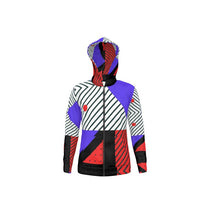 Load image into Gallery viewer, Neo Memphis Patches Stickers Hoodie by The Photo Access