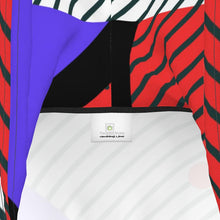 Load image into Gallery viewer, Neo Memphis Patches Stickers Hoody Dress by The Photo Access