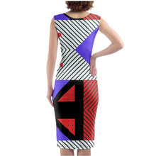 Load image into Gallery viewer, Neo Memphis Patches Stickers Bodycon Dress by The Photo Access