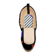 将图片加载到图库查看器,Neo Memphis Patches Stickers Hi Top Espadrilles by The Photo Access