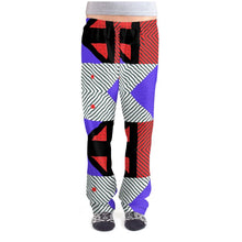 将图片加载到图库查看器,Neo Memphis Patches Stickers Ladies Pajama Bottoms by The Photo Access