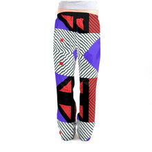 将图片加载到图库查看器,Neo Memphis Patches Stickers Ladies Pajama Bottoms by The Photo Access