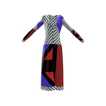 将图片加载到图库查看器,Neo Memphis Patches Stickers Ladies Cardigan by The Photo Access