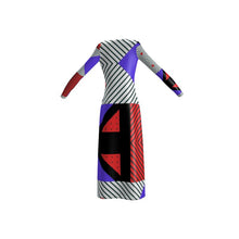 将图片加载到图库查看器,Neo Memphis Patches Stickers Ladies Cardigan by The Photo Access