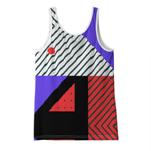 将图片加载到图库查看器,Neo Memphis Patches Stickers Ladies Tank Top by The Photo Access