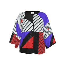 将图片加载到图库查看器,Neo Memphis Patches Stickers Kimono Jacket by The Photo Access