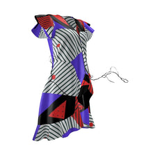 Load image into Gallery viewer, Neo Memphis Patches Stickers Kimono Jacket by The Photo Access