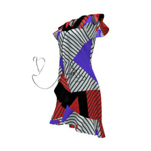 Load image into Gallery viewer, Neo Memphis Patches Stickers Kimono Jacket by The Photo Access