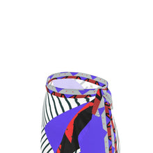 Load image into Gallery viewer, Neo Memphis Patches Stickers Flounce Skirt by The Photo Access