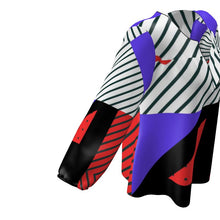 Load image into Gallery viewer, Neo Memphis Patches Stickers Womens Blouse by The Photo Access