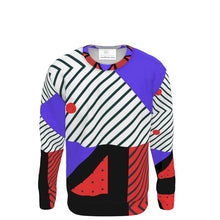 Load image into Gallery viewer, Neo Memphis Patches Stickers Sweatshirt by The Photo Access