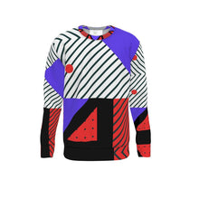 Load image into Gallery viewer, Neo Memphis Patches Stickers Sweatshirt by The Photo Access