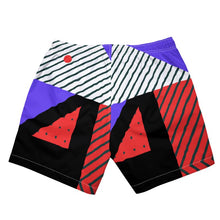 Load image into Gallery viewer, Neo Memphis Patches Stickers Mens Swimming Shorts by The Photo Access