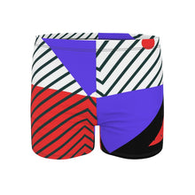 Load image into Gallery viewer, Neo Memphis Patches Stickers Swimming Trunks by The Photo Access