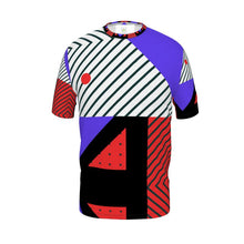 将图片加载到图库查看器,Neo Memphis Patches Stickers Mens Cut and Sew T-Shirt by The Photo Access