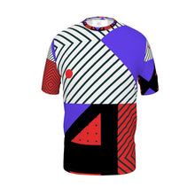 Load image into Gallery viewer, Neo Memphis Patches Stickers Slim Fit Mens T-Shirt by The Photo Access