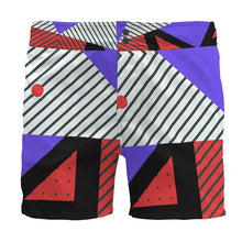 Load image into Gallery viewer, Neo Memphis Patches Stickers Board Shorts by The Photo Access