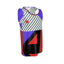 Load image into Gallery viewer, Neo Memphis Patches Stickers Cut and Sew Tank Top by The Photo Access