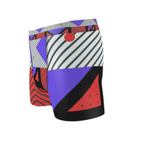 Load image into Gallery viewer, Neo Memphis Patches Stickers Cut & Sew Boxer Briefs by The Photo Access