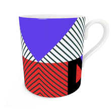 Load image into Gallery viewer, Neo Memphis Patches Stickers Bone China Mug by The Photo Access
