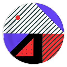 Load image into Gallery viewer, Neo Memphis Patches Stickers China Plates by The Photo Access