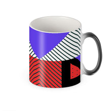 Load image into Gallery viewer, Neo Memphis Patches Stickers Heat Changing Mug by The Photo Access