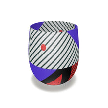 Load image into Gallery viewer, Neo Memphis Patches Stickers Water Glass by The Photo Access