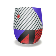 Load image into Gallery viewer, Neo Memphis Patches Stickers Water Glass by The Photo Access