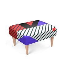 Load image into Gallery viewer, Neo Memphis Patches Stickers Footstool by The Photo Access